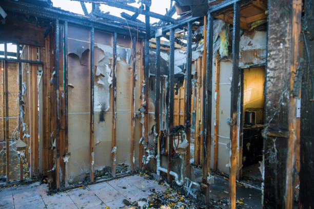 Professional Emergency Fire Cleanup technician working in River Falls, WI